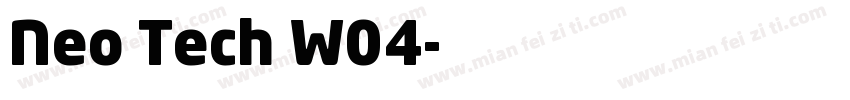 Neo Tech W04字体转换